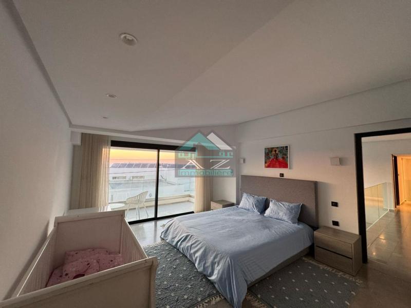 A Louer Courte durée à Bizerte : Magnifique Duplex Luxe Meublé Haut Standing